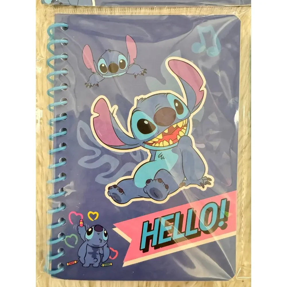 Lilo and Stitch Stationery Set spiral notebook size A6 with Pen 50 sheets